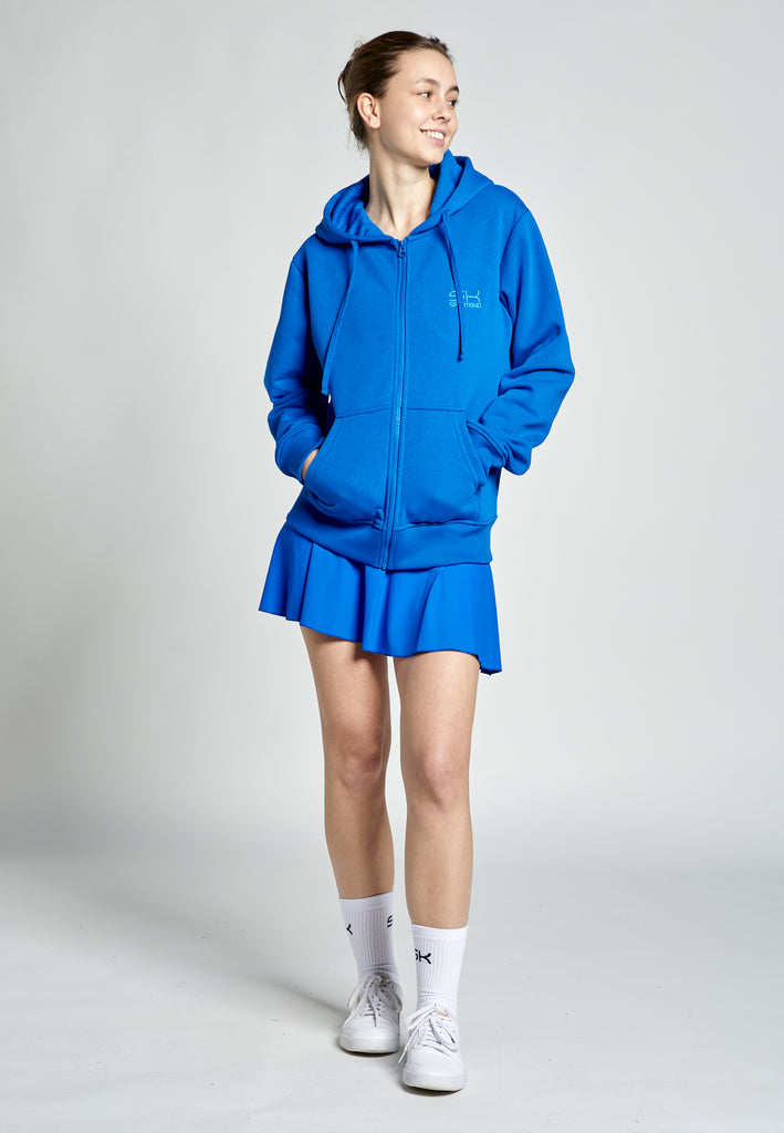 Unisex Kapuzenjacke mit Reißverschluss unisex, kobaltblau von SPORTKIND