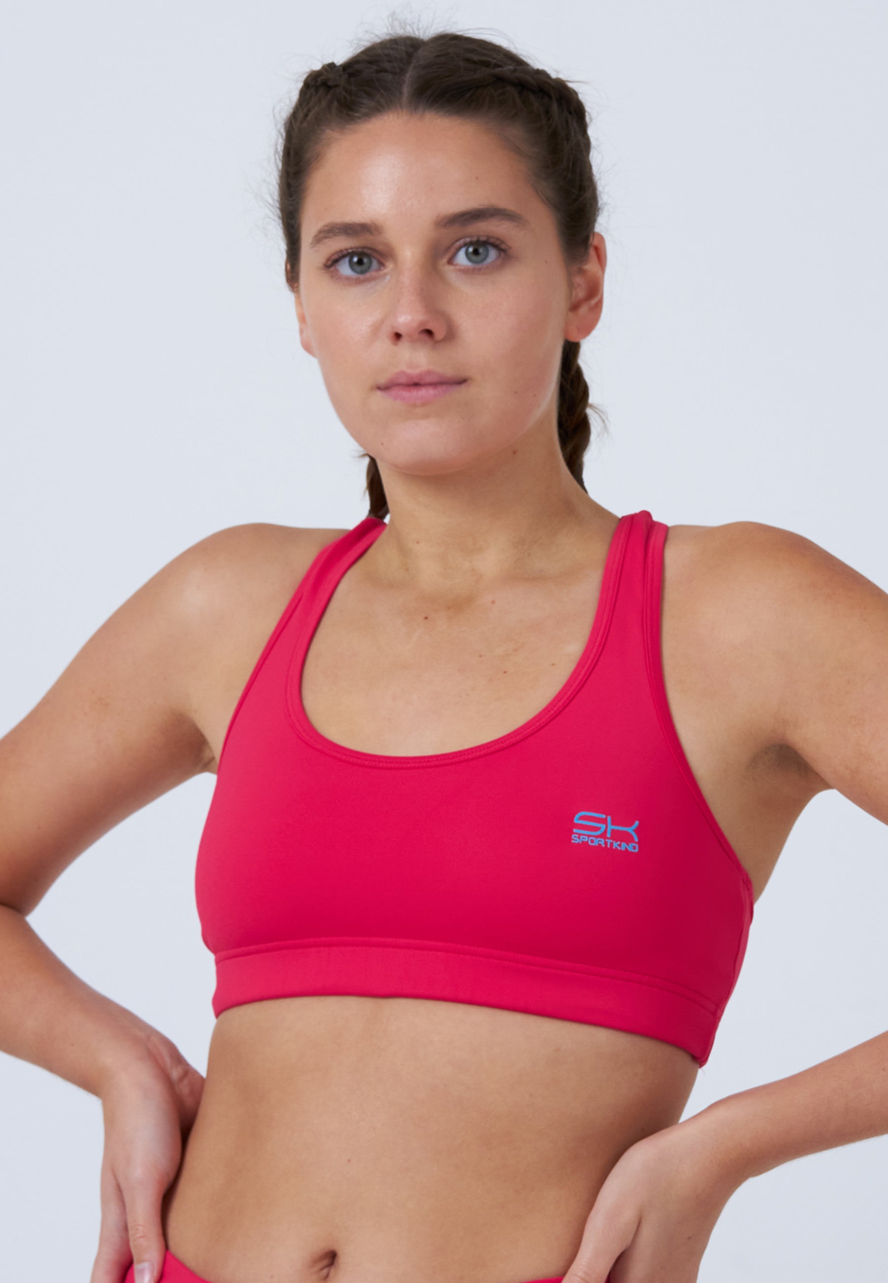 Sport BH mit breite Träger in pink für Mädchen und Damen – SK
